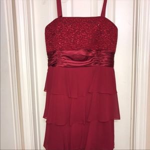 Red dres